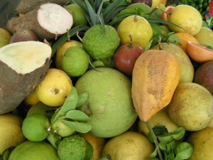 frutas na mesa