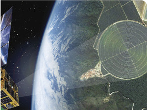 satélite contra pragas