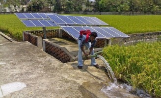 Energia solar ajuda a captar água no período de seca
