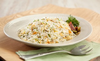 Receita – Arroz ao azeite com ervas e amêndoas