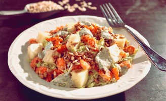 Receita – Salada de Acelga com Camarão e Abacaxi