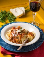 Receita – Pappardelle ao ragu de cordeiro