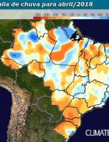 Uma visão geral sobre a chuva que caiu no mês de abril em todas as capitais brasileiras