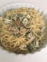 Receita – Linguine com Brie e Cogumelos
