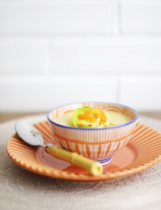 sopa cremosa de abobrinha