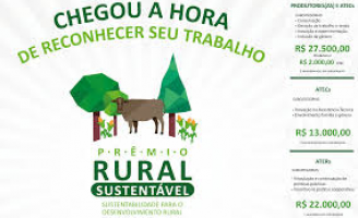 Prêmio Rural Sustentável abre inscrições para interessados dos bioma Amazônia e Mata Atlântica