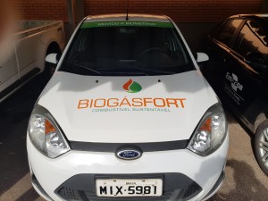 Carro com biogás