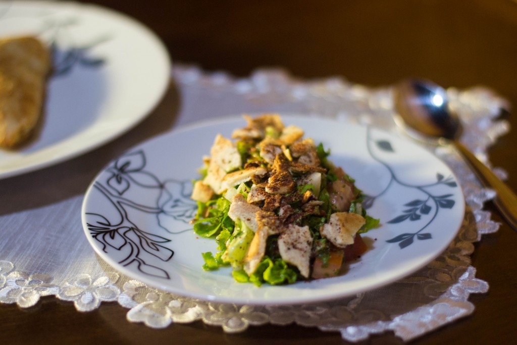 Receita –  Fatouch – Salada Árabe