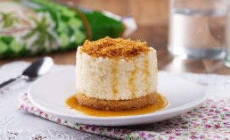 Receita – Pudim de tapioca com base de biscoito coquinho