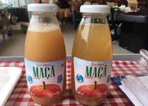 suco de maça com lactobacilos