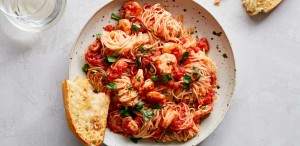 Receita - camarão ao molho de tomate
