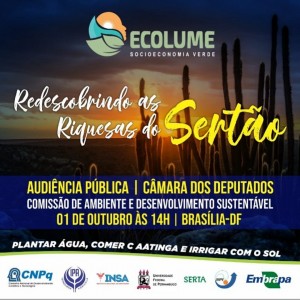 Convite - audiência n Câmara - riquezas da Caatinga (1)