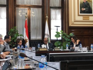 reunião ministra no egito