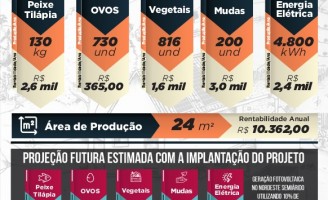 Primeiro sistema agrovoltaico instalado no sertão tem potencial de gerar renda de R$ 10 bi para os agricultores