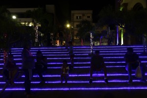 Luzes gravatá - escadaria