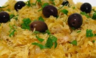 Receita – Bacalhau com batatas