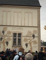 Festa do vinho na região da Borgonha, na França