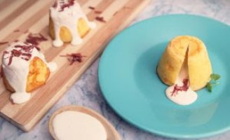 Receita – Petit Gateau de Queijo com Carne Seca