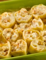 Receita – Rondelli com atum ao molho de queijos