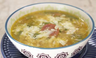 Receita – Caldo Verde com Arroz