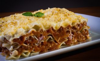 Receita – Lasanha de Carne com Queijo e Presunto