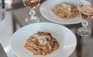 Receita – Risoto Alho Negro, Maçã e Bacon