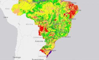 O Brasil já tem um mapa dos solos que são vulneráveis a erosões hídricas