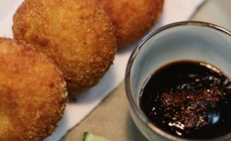 Receita – Korokke, o croquete japonês, com alho negro