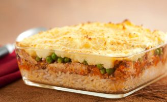 Receita – Escondidinho de arroz, macaxeira e sardinha