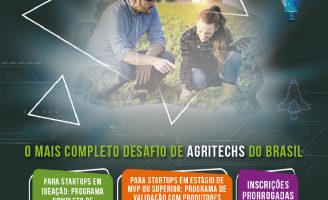 Empresas do agronegócio focadas em sustentabilidade e competitividade podem se inscrever para o Desafio AgroStartup