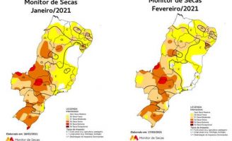 Pelo menos seis estados nordestinos registraram situação de seca em fevereiro