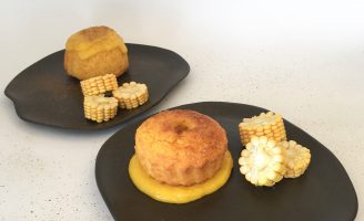 Receita – Bolo de Milho com cobertura de canjica