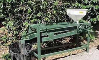 Equipamentos ajudam a limpar os grãos de feijão para pequenas propriedades