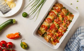 Receita – Panqueca de frango ao molho de tomates frescos no liquidificador