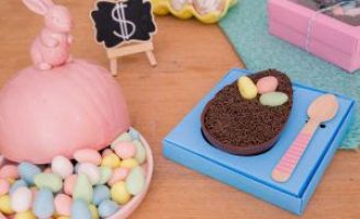 Receita – Ovo de Colher de Brownie e Doce de Leite