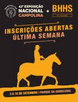 Exposição vai reunir as raças campolina e quarto de milha em setembro