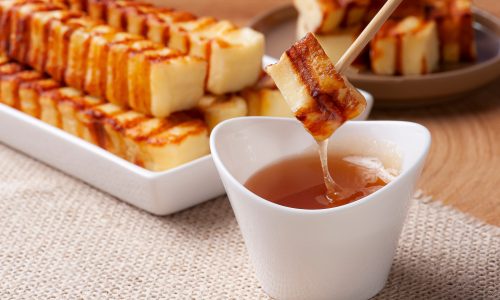 Receita – Queijo coalho com melado na air fryer