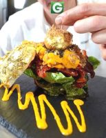 Ouro comestível é combinação considerada perfeita para carne e cachaça