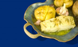 Receita – Posta de Bacalhau no forno com azeite aromatizado