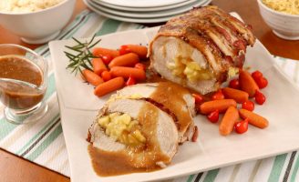 Receita – Lombo com maçãs