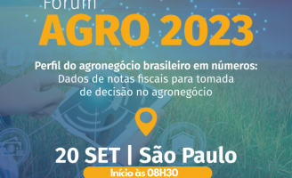 Em setembro tem o I Fórum Agro para discutir o poder dos dados para decisões estratégicas