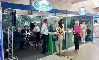 Público conhece as ações do Senar PE durante o 6º Congresso Pernambucano de Municípios
