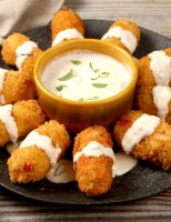 Receita – Croquete de Pupunha com molho de limão