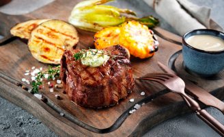 Receita – Filé Mignon ao molho de mostarda com legumes