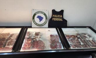 Polícia intensifica fiscalização para combater o contrabando de carnes na fronteira do Brasil