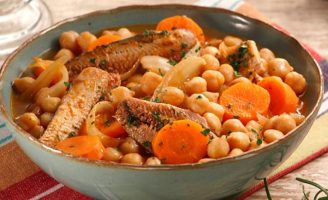 Receita – Ensopado de Grão de Bico e Sardinha