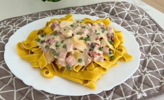 Receita – Pappardelle a Parisiense