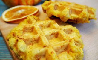 Receita – Waffle de milho verde