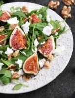 Receita – Salada de Figo Grelhado e Rúcula