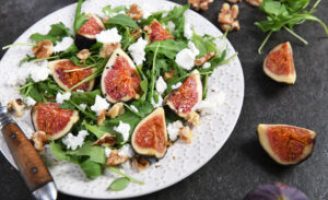 Receita – Salada de Figo Grelhado e Rúcula